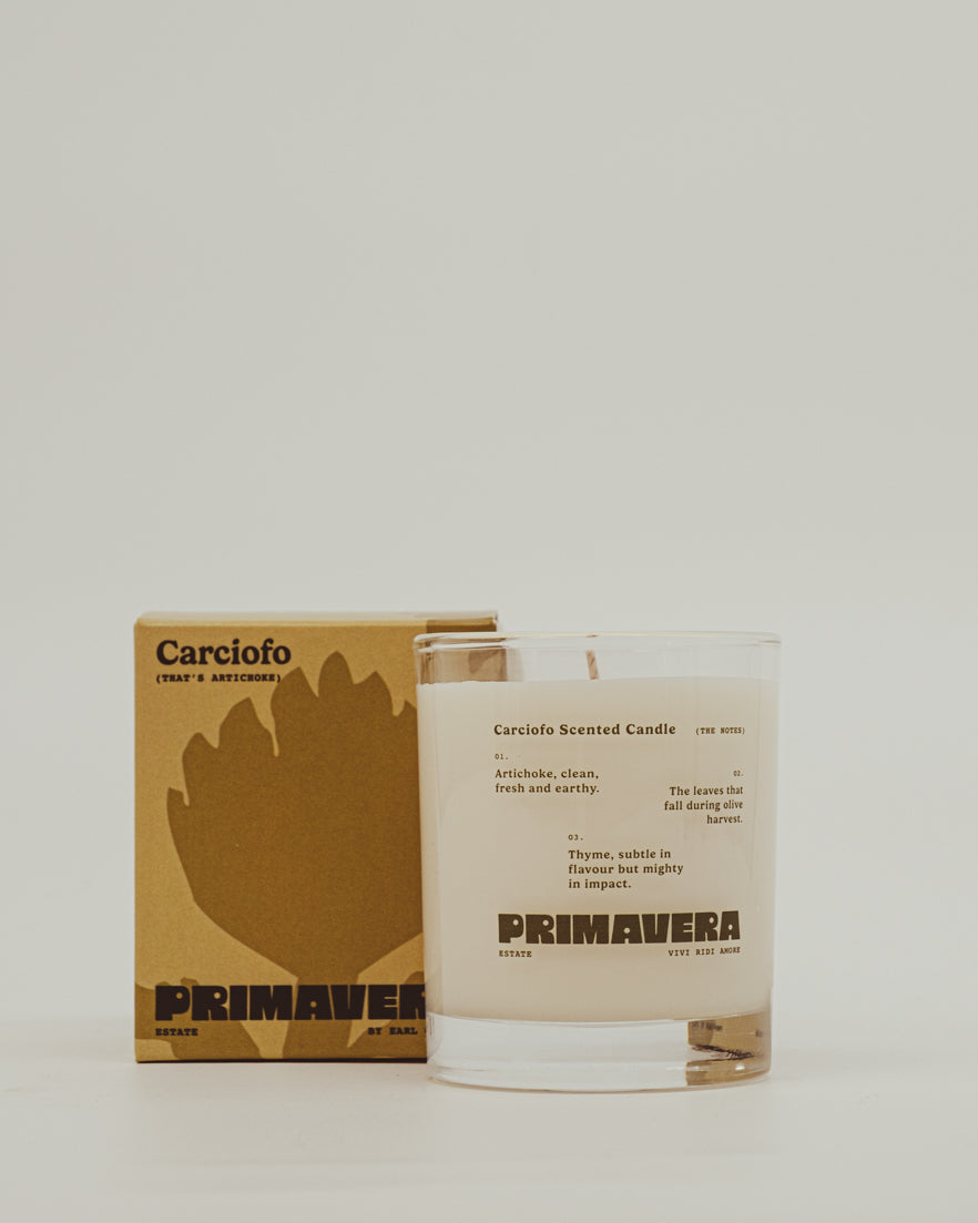 Carciofo - Primavera Estate Soy Wax Candle | by Earl of East