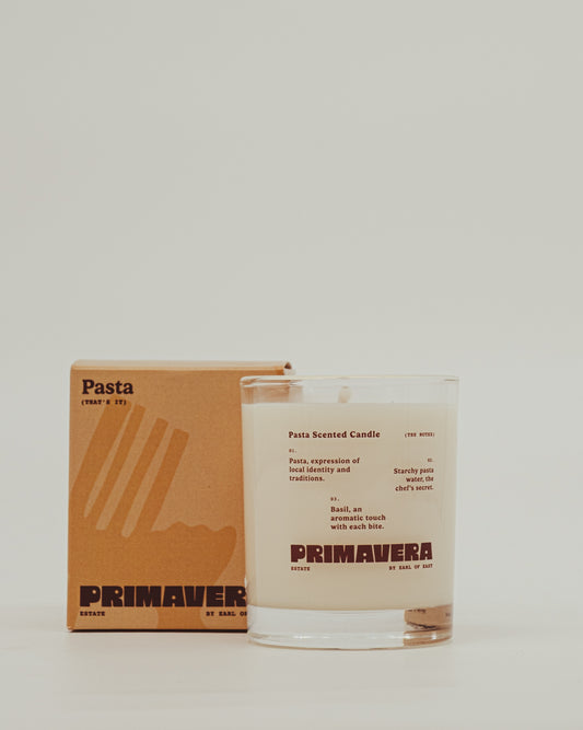 Pasta - Primavera Estate Soy Wax Candle | by Earl of East