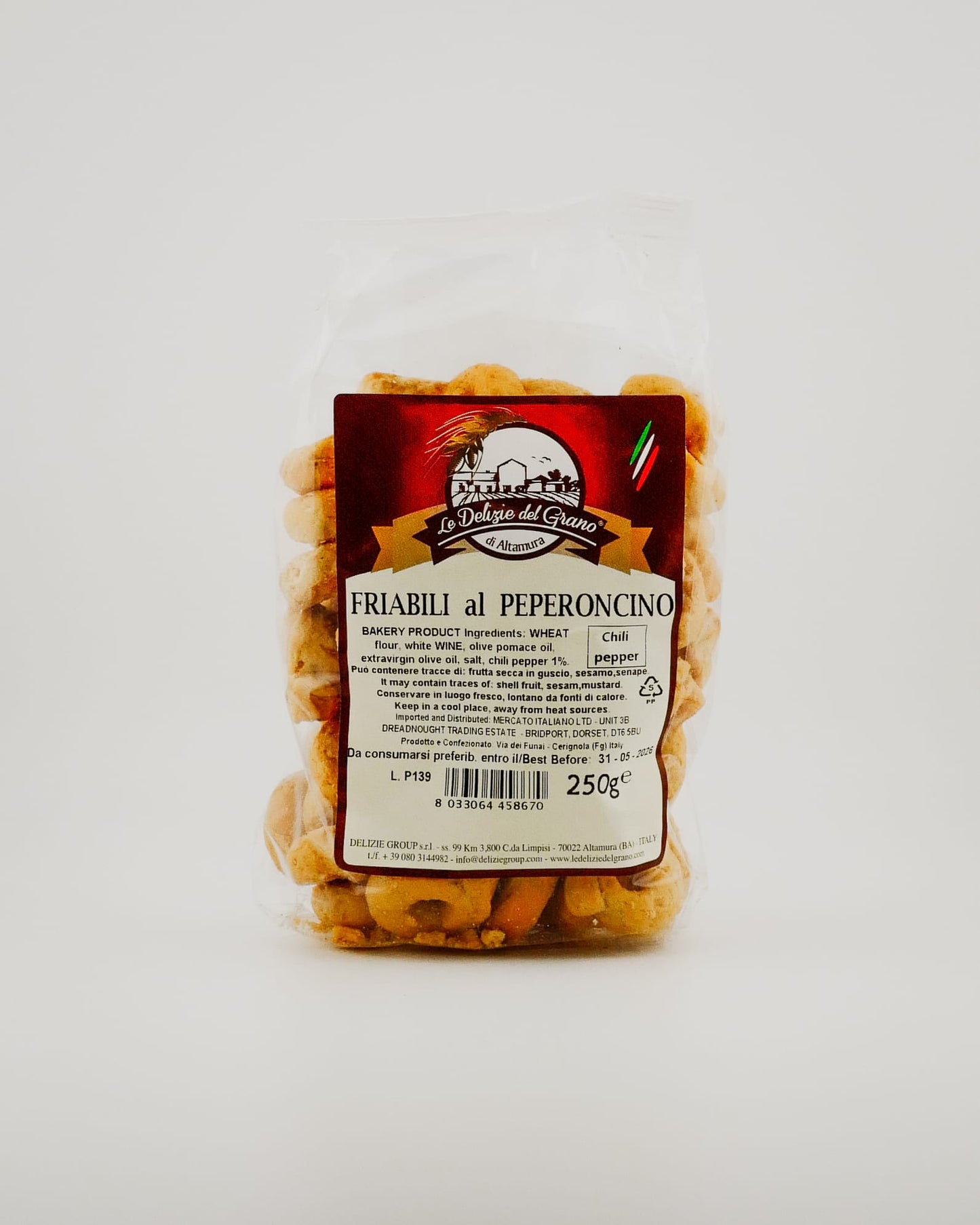 Friabili Taralli al peperoncino