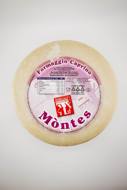 Montes Italian Cheese sat on a white background