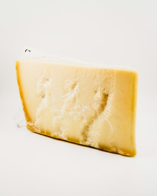 Parmesan on a white background