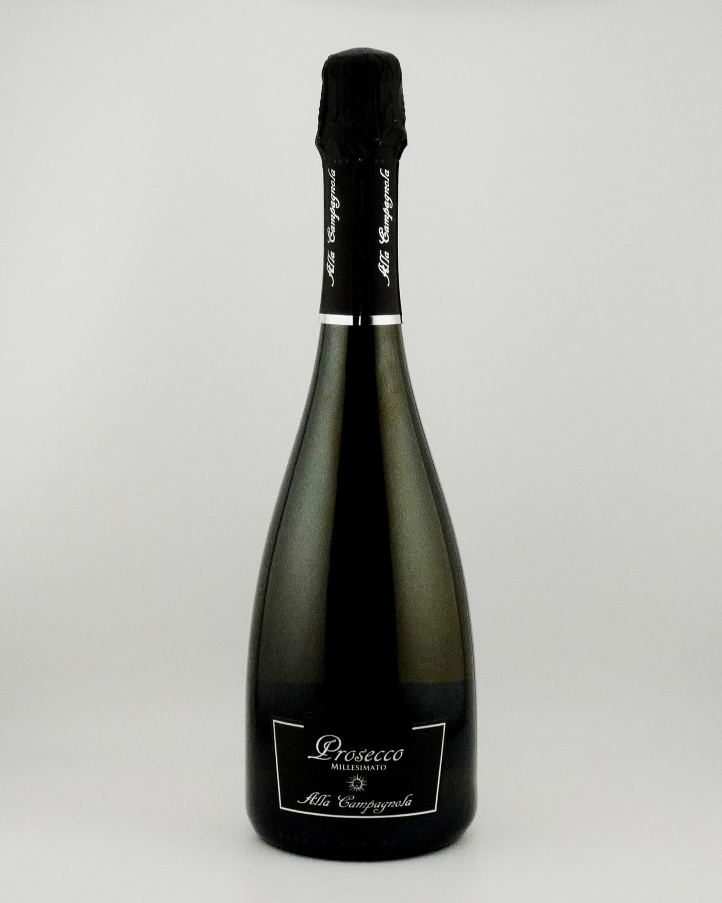 Prosecco DOG on a white background