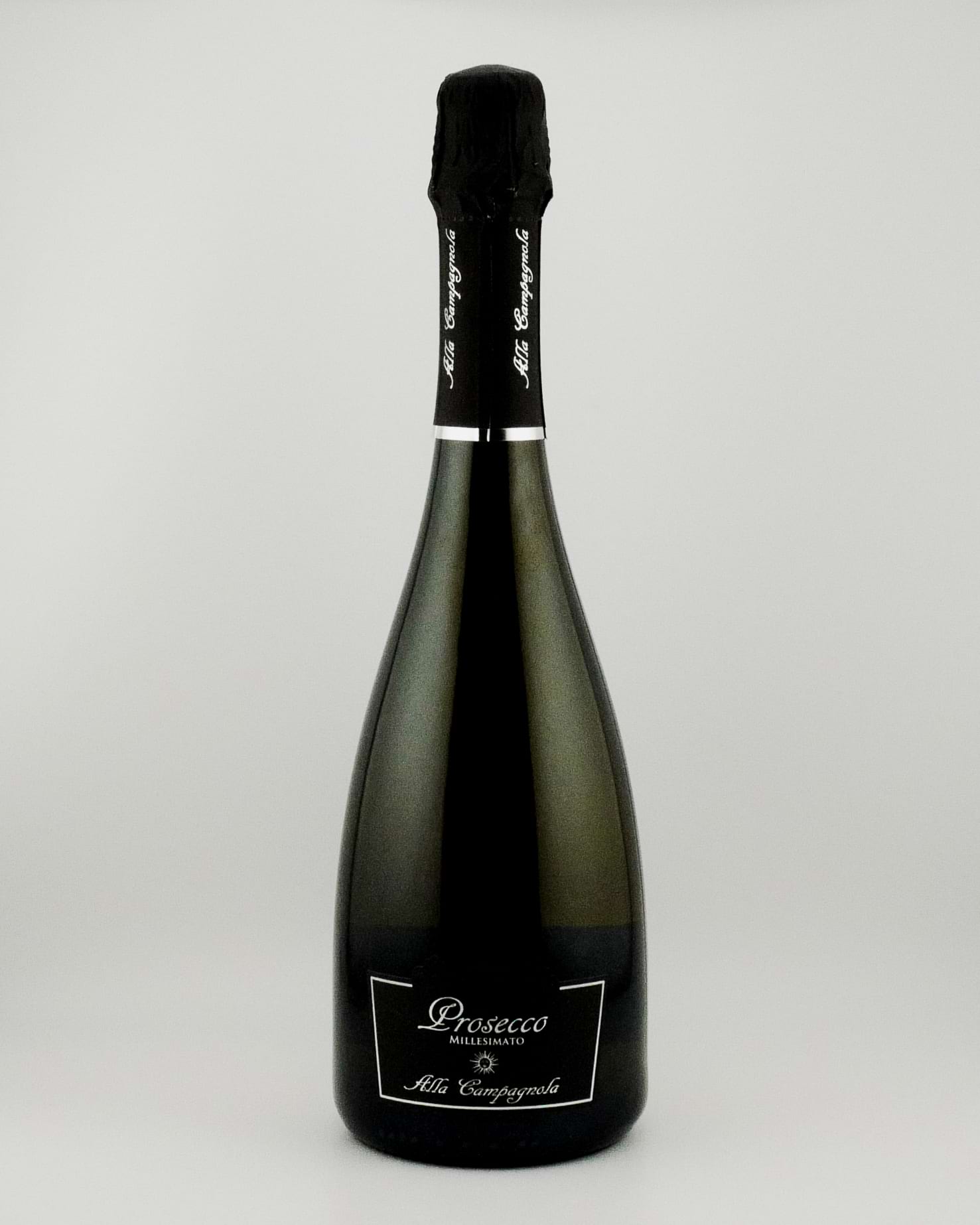 Prosecco DOG on a white background