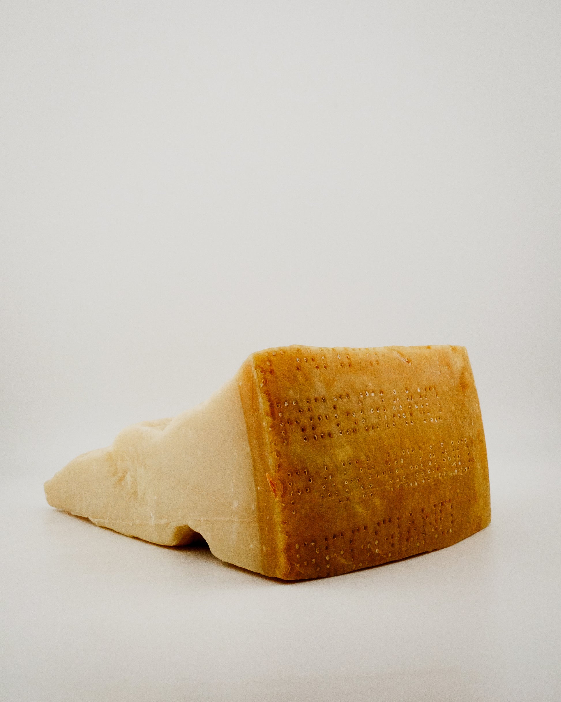 Italian Parmesan cheese slice