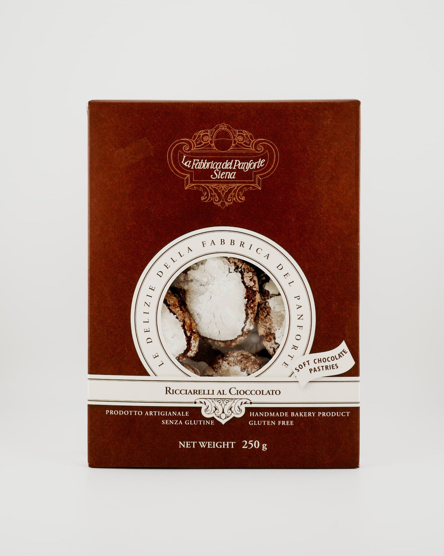 Riccairelli Chocolate on a white bacground front