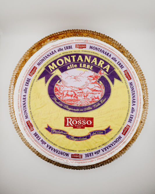 Toma Montanara with herbs